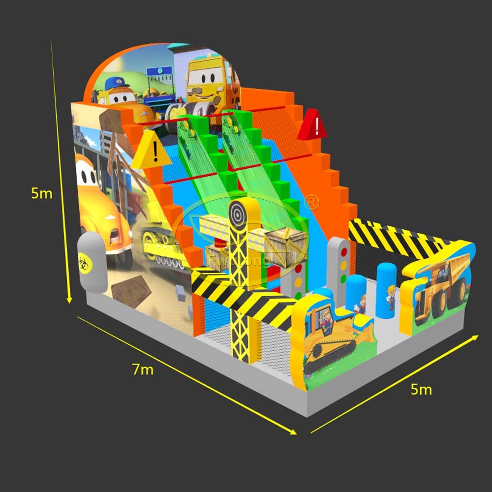 Inflatable Glass Slide FU-GS28
