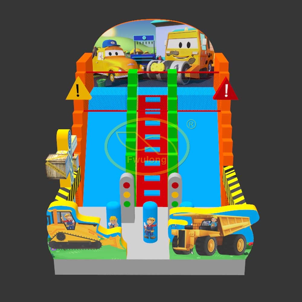 Inflatable Glass Slide FU-GS28