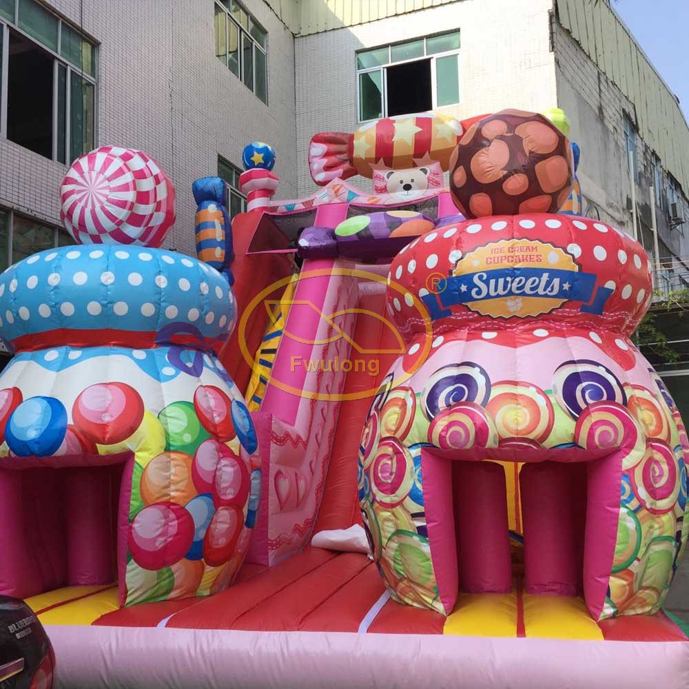 Inflatable Glass Slide FU-GS36