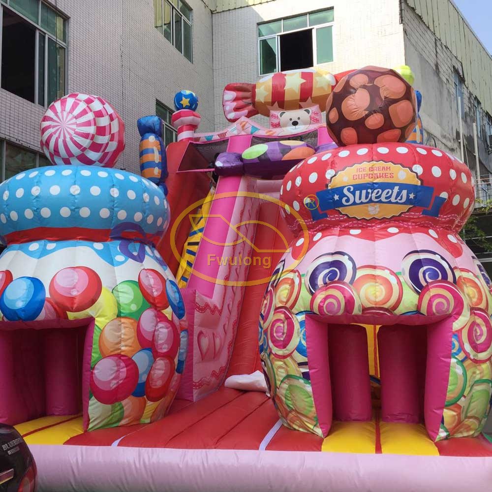 Inflatable Glass Slide FU-GS36