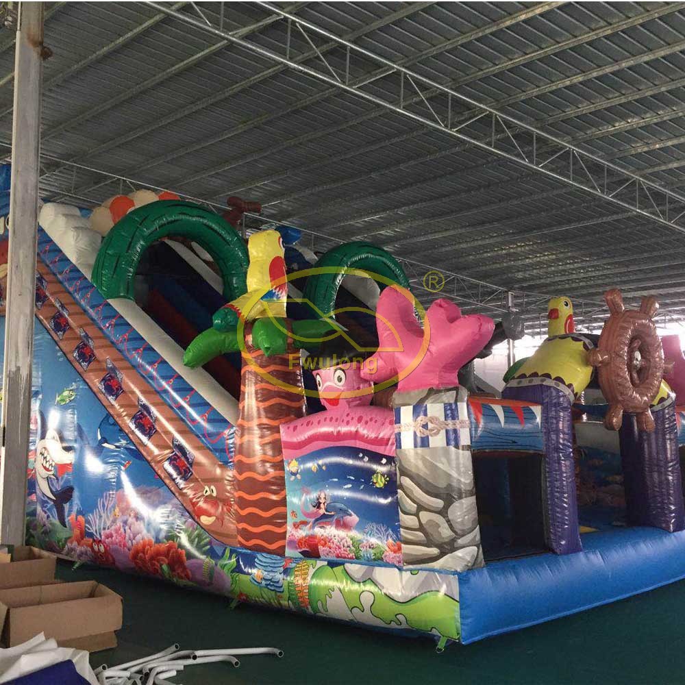 Inflatable Glass Slide FU-GS41