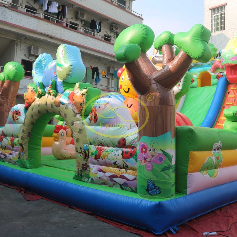 Inflatable Glass Slide FU-GS68
