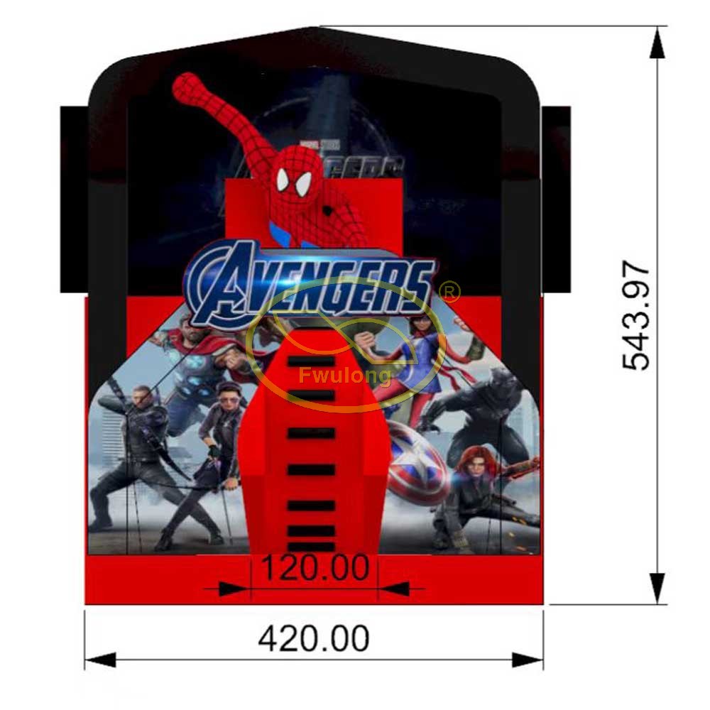 Inflatable Glass Slide FU-GS72