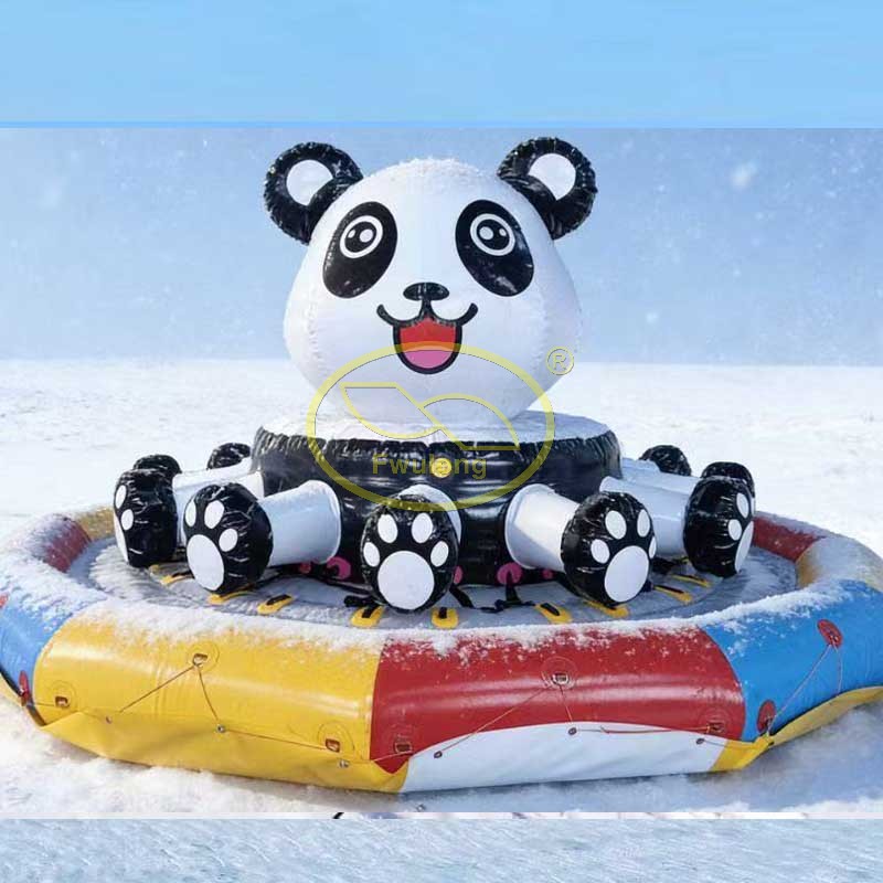 Inflatable snow sled
