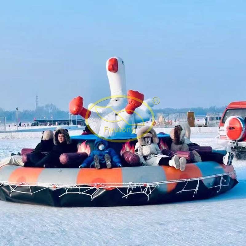 Inflatable snow sled