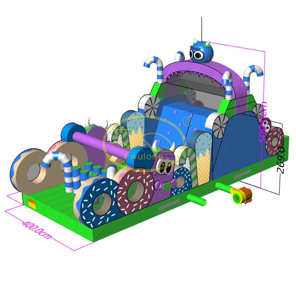Inflatable Grass Slide FU-GS91
